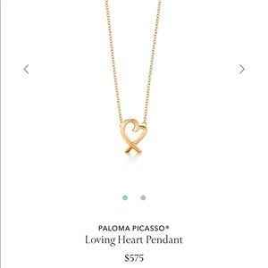 Paloma Picasso Loving Heart Necklace Gold